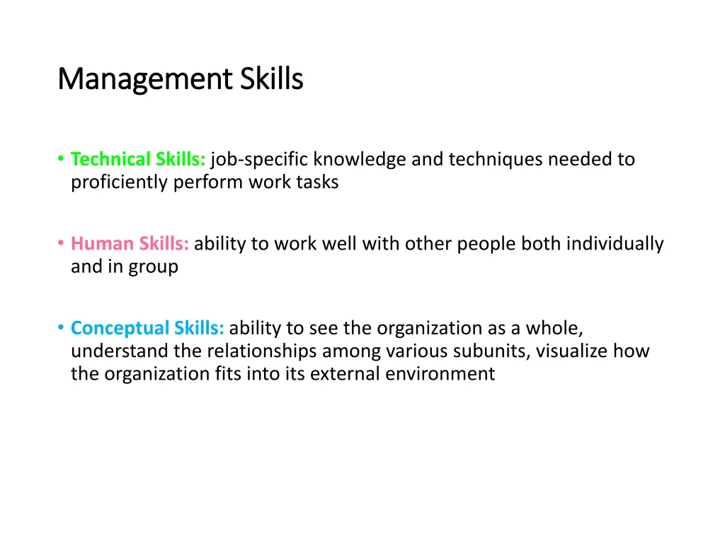 management skills management skills