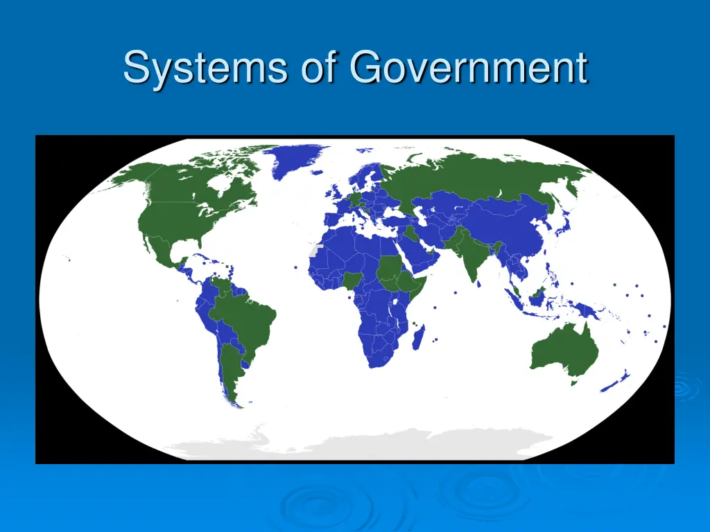 systems of government