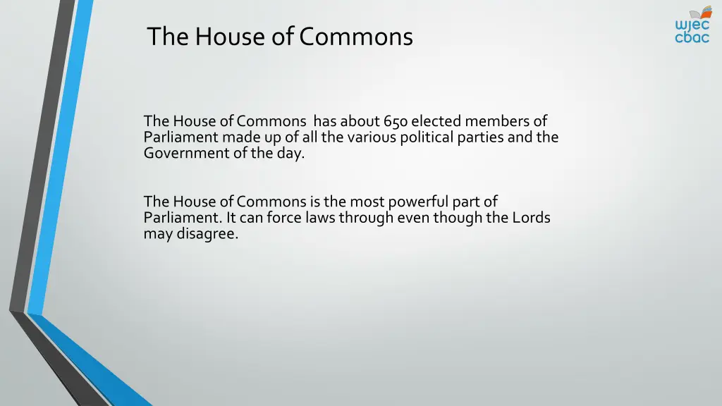 the house of commons