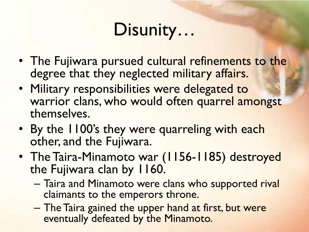 disunity