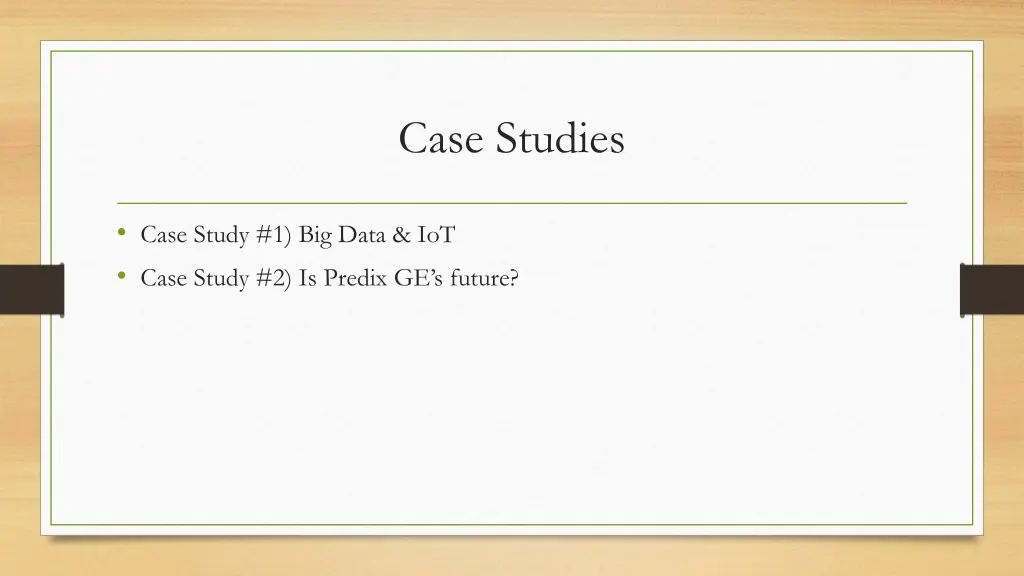 case studies