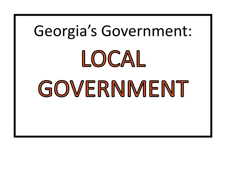 georgia s government