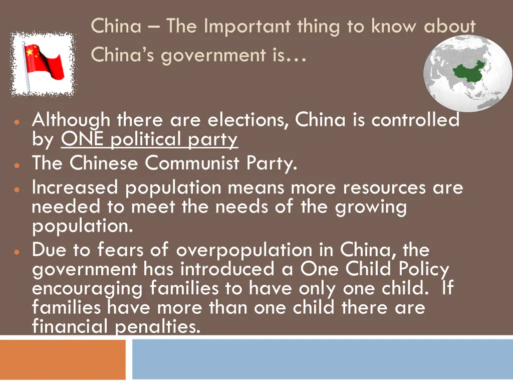 china the important thing to know about china