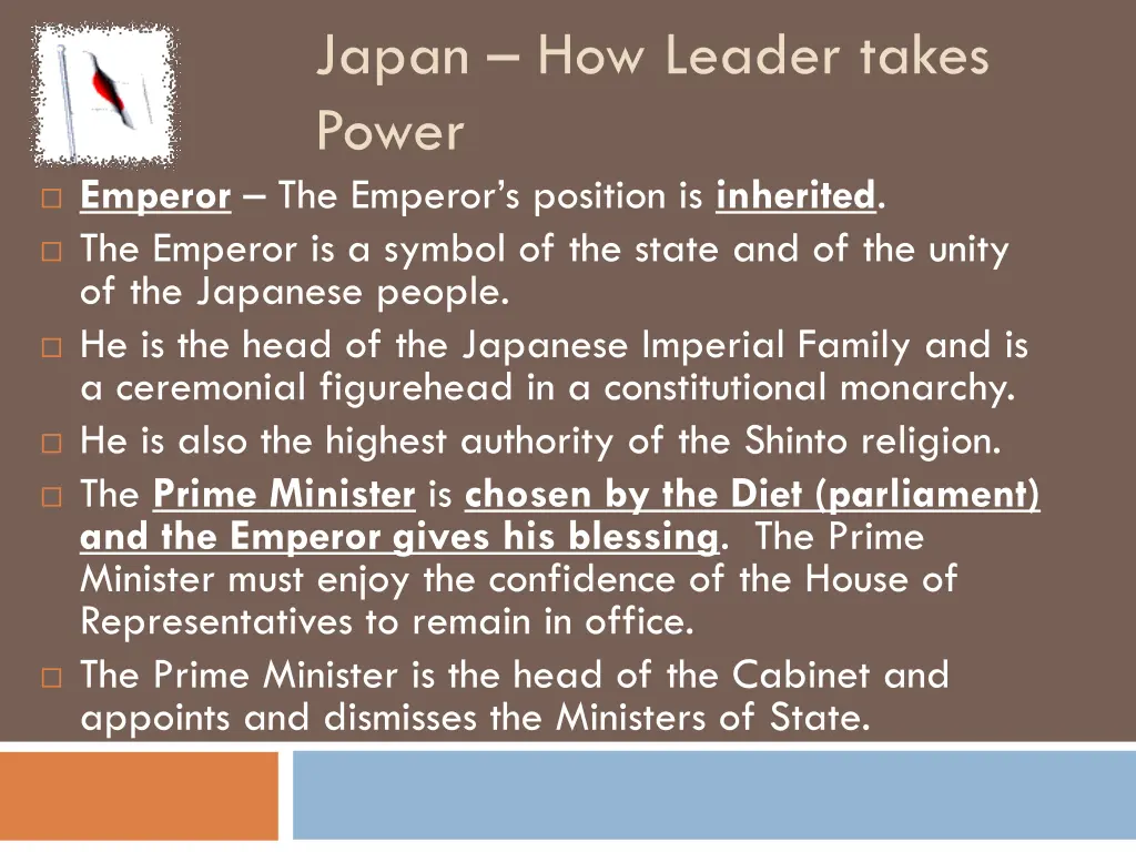 japan how leader takes power emperor the emperor