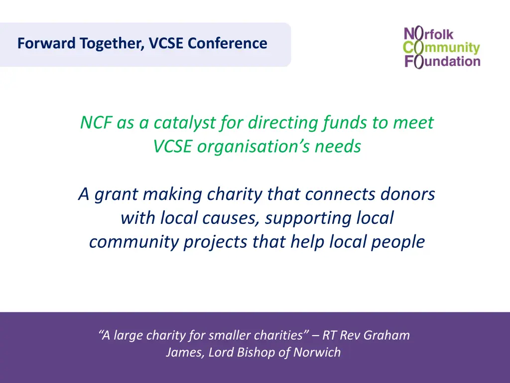 forward together vcse conference 1