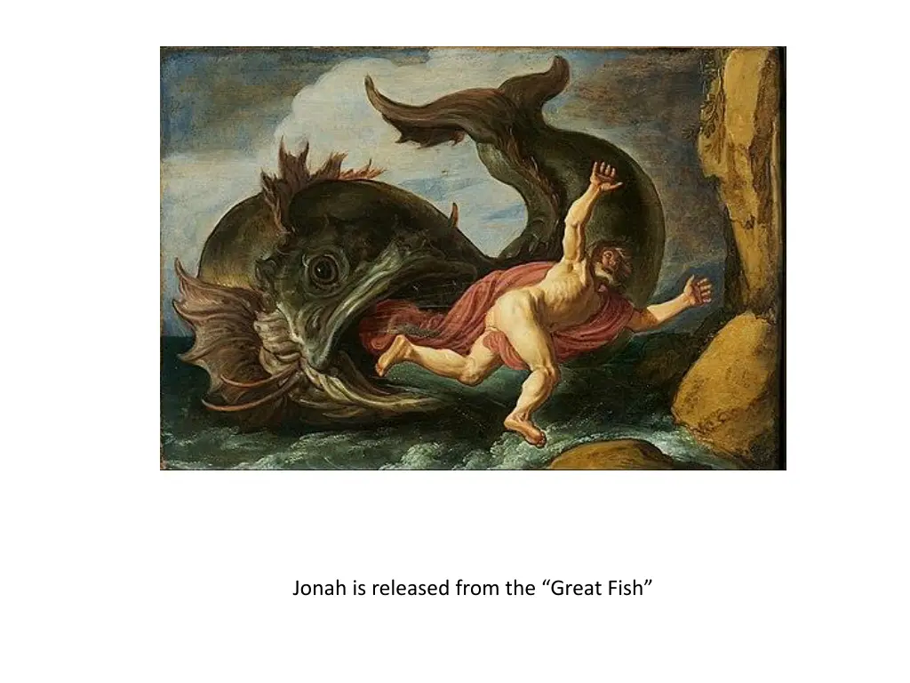 jonah is released from the great fish