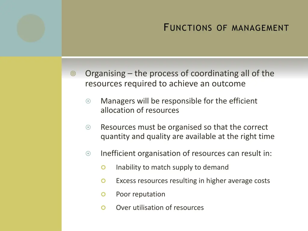 f unctions of management 4