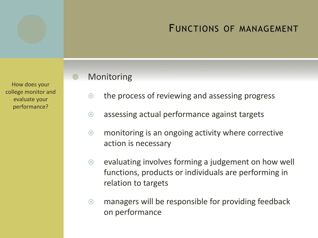 f unctions of management 7