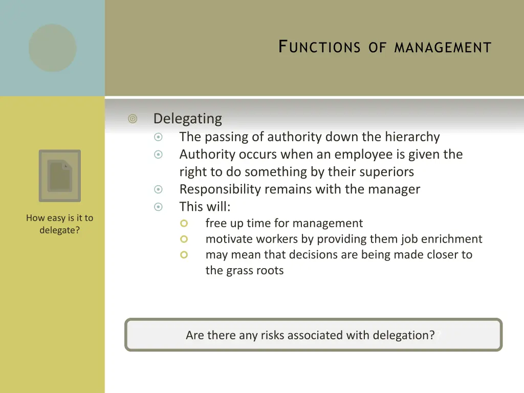 f unctions of management 8