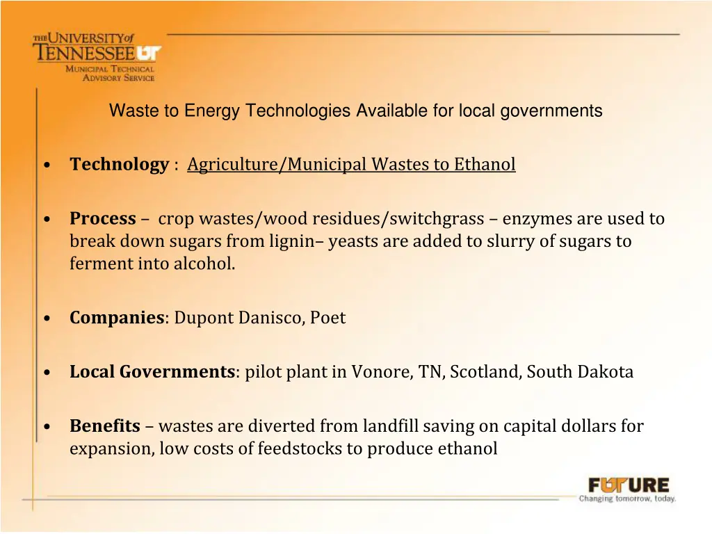 waste to energy technologies available for local 3