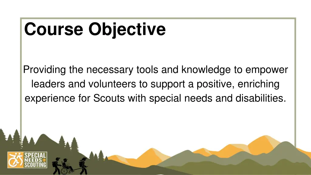 course objective