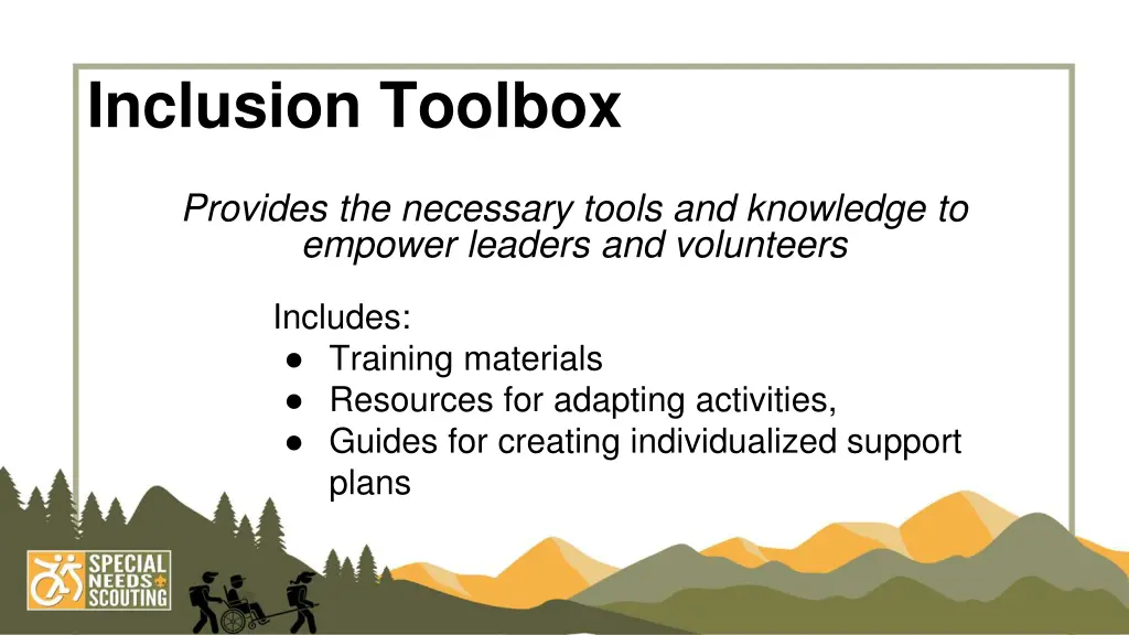 inclusion toolbox