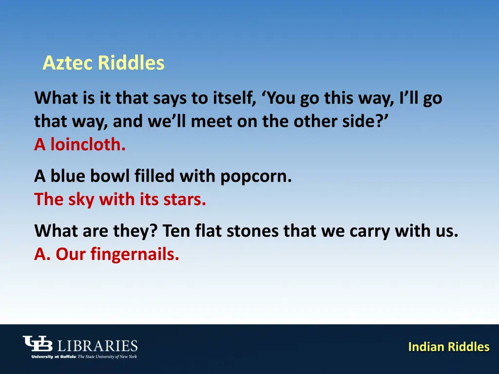 aztec riddles 1