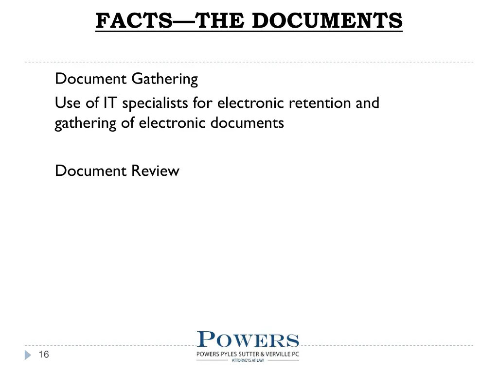 facts the documents 1