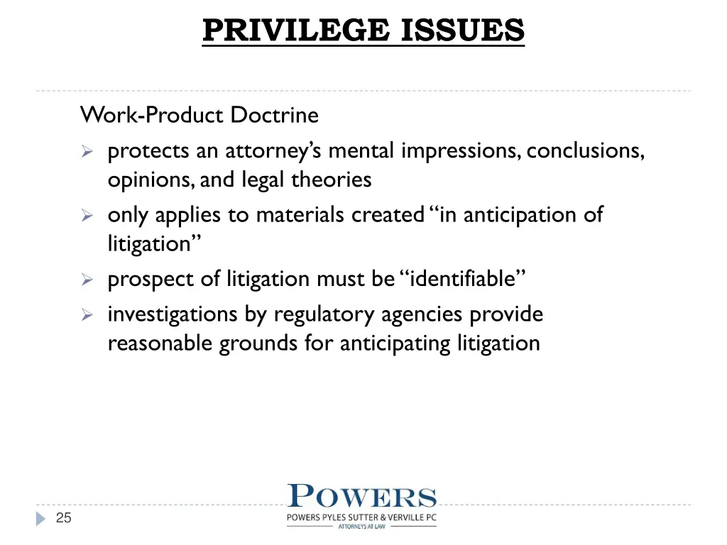 privilege issues 4