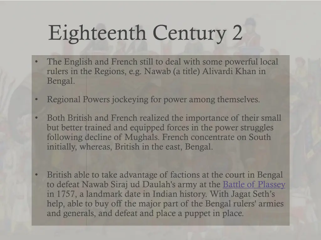 eighteenth century 2