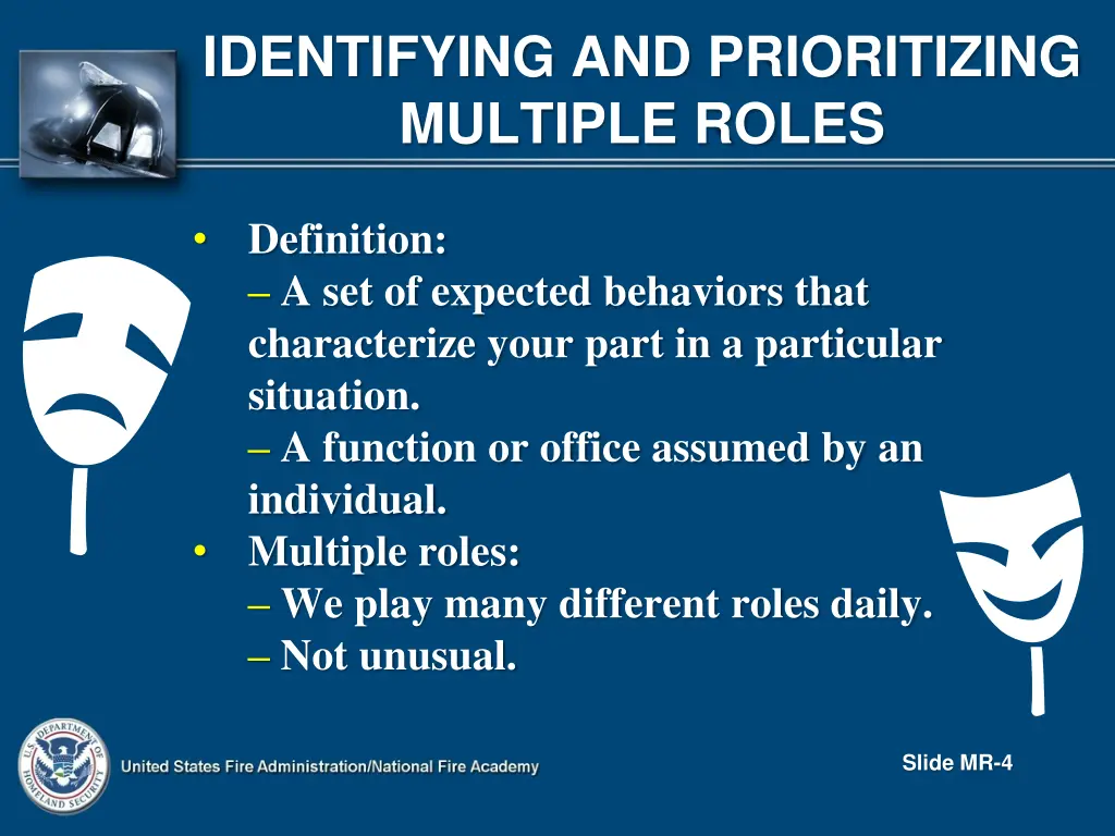 identifying and prioritizing multiple roles