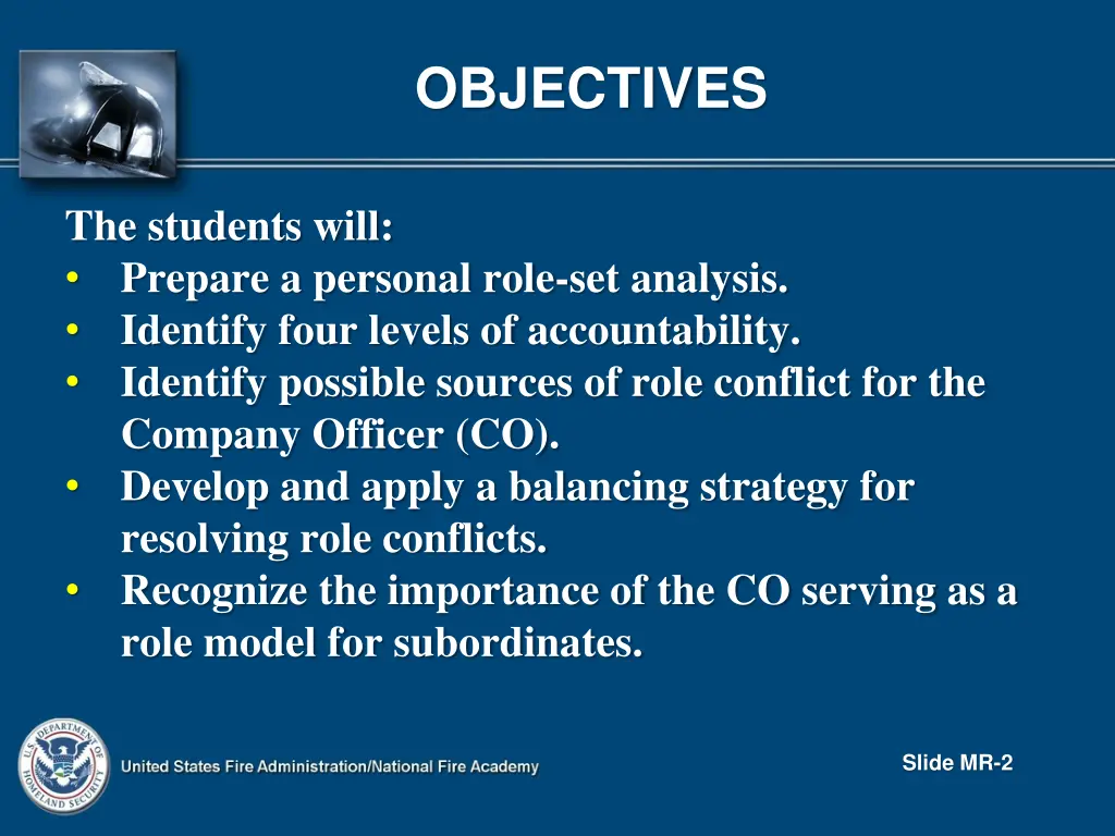 objectives