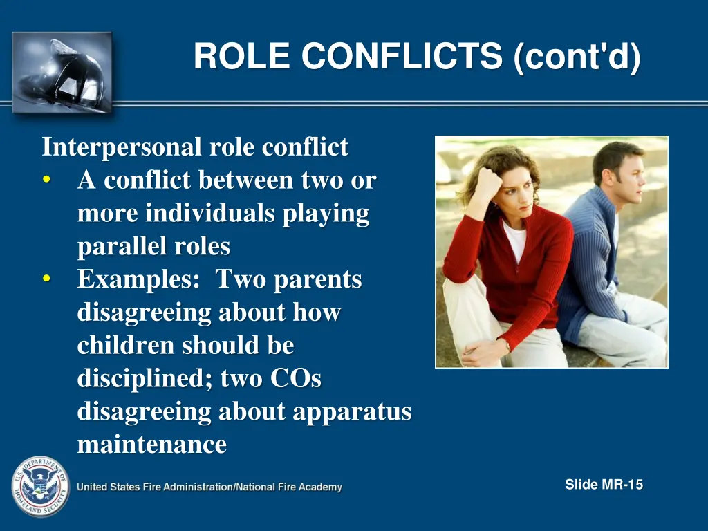 role conflicts cont d 1