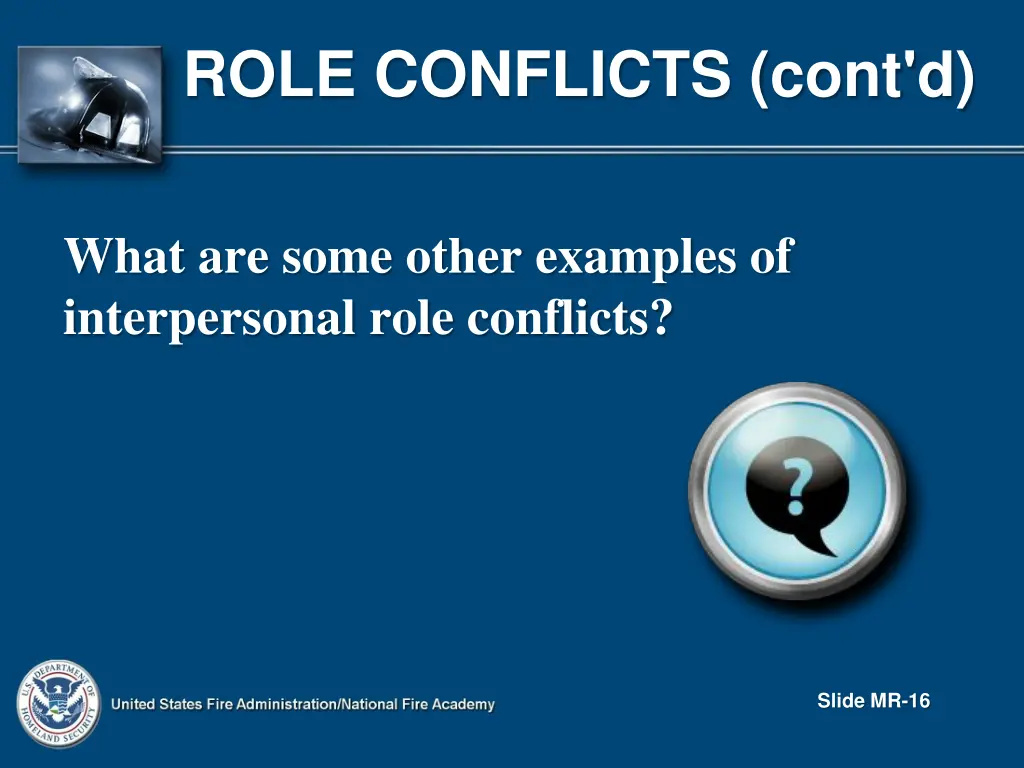 role conflicts cont d 2