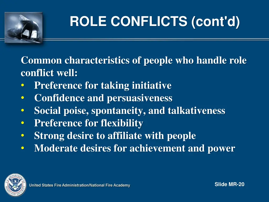 role conflicts cont d 6