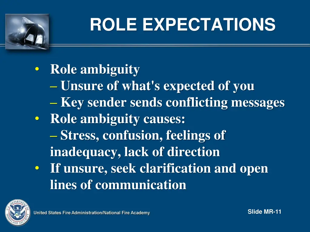 role expectations 1