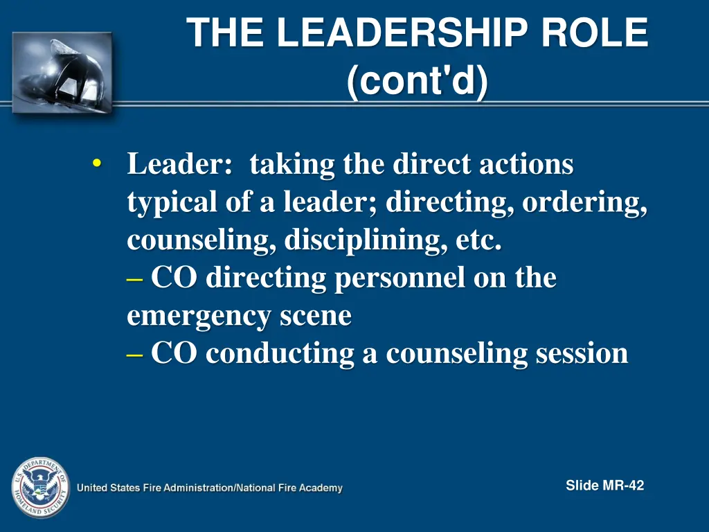 the leadership role cont d 1