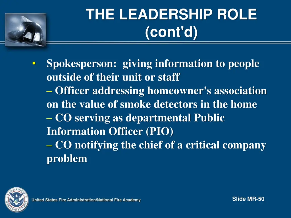 the leadership role cont d 5