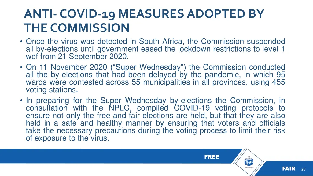 anti covid 19 measures adopted by the commission