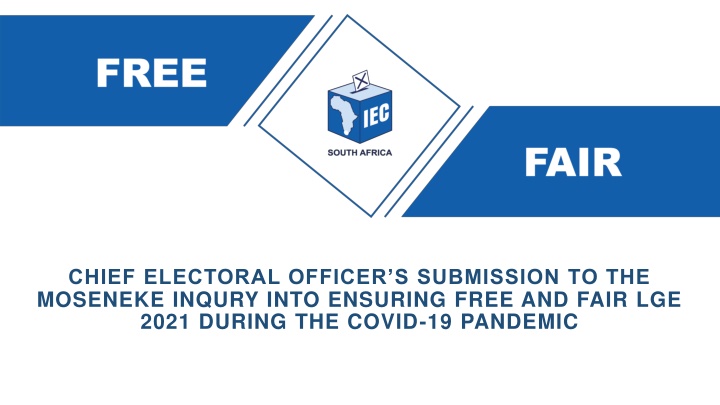 chief electoral officer s submission