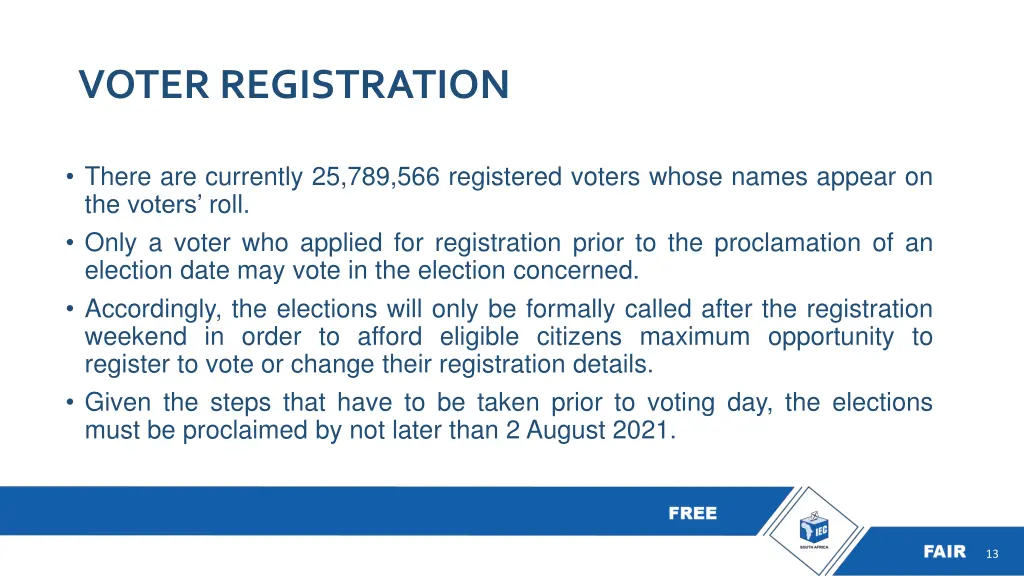 voter registration