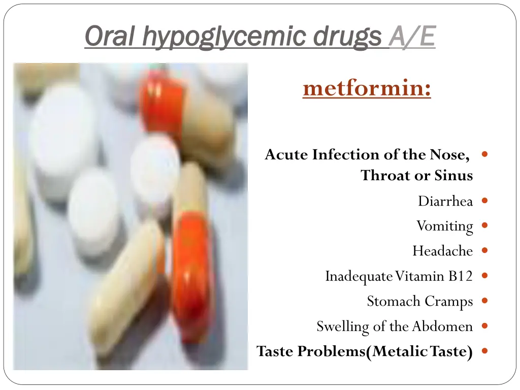 oral hypoglycemic drugs oral hypoglycemic drugs a