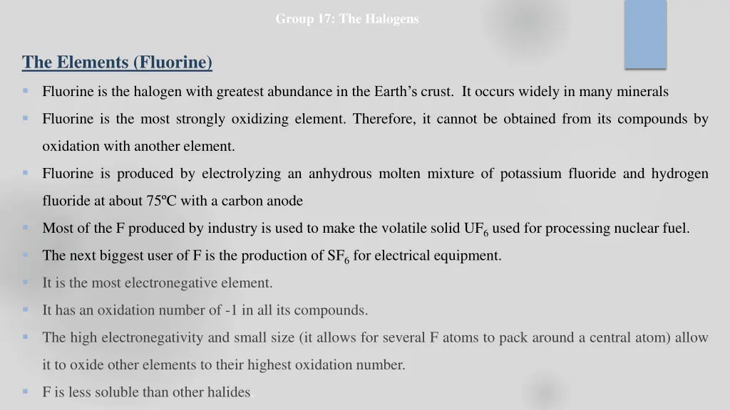 group 17 the halogens 13