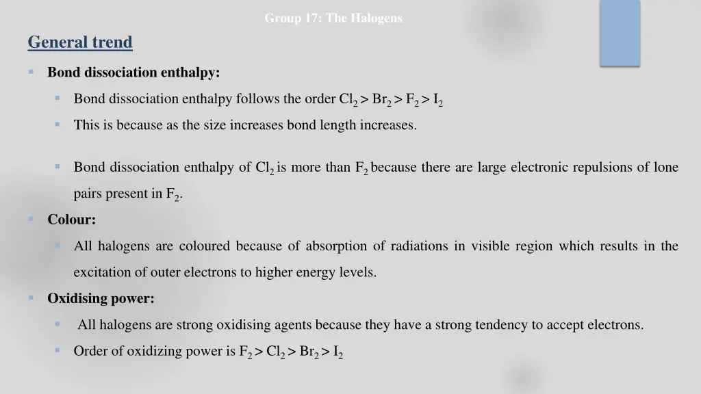 group 17 the halogens 2