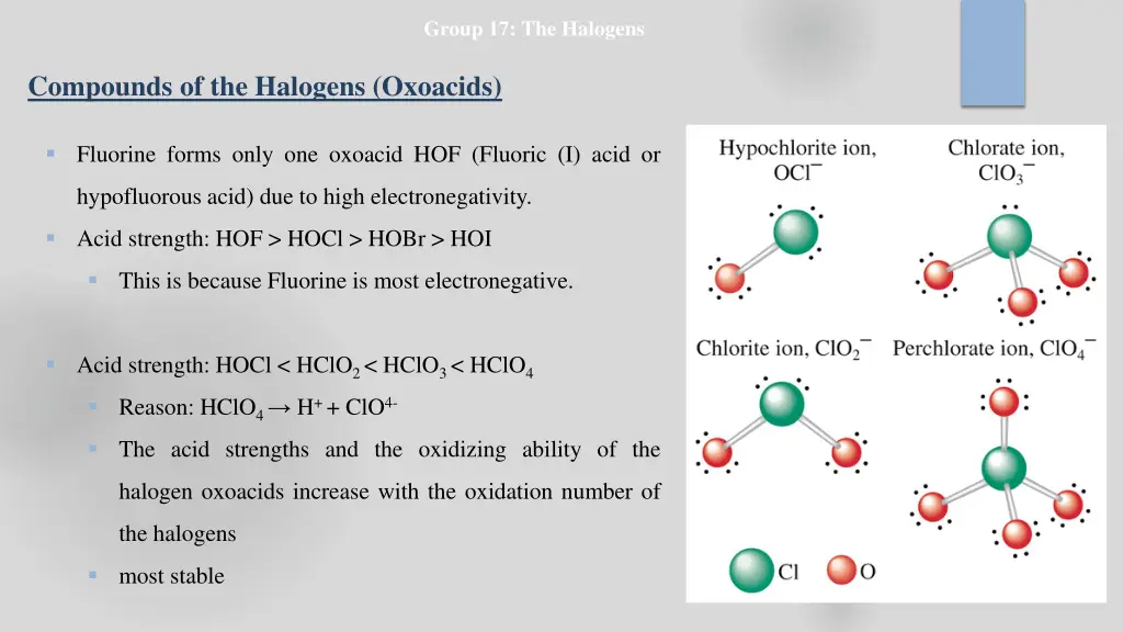 group 17 the halogens 8