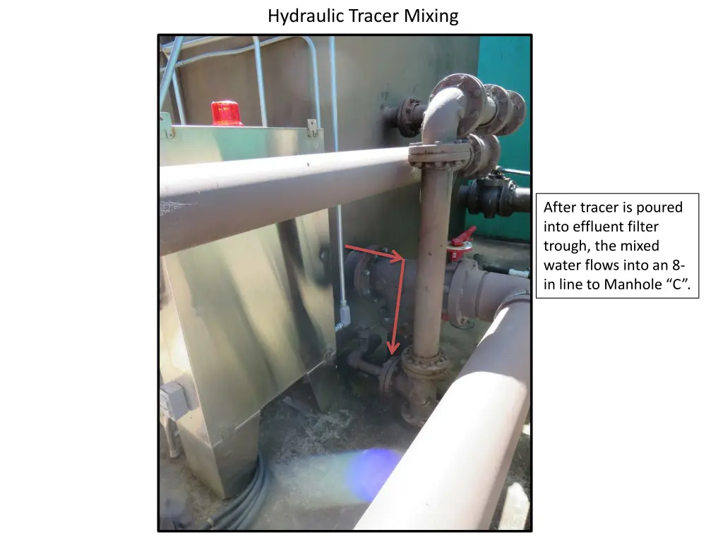 hydraulic tracer mixing