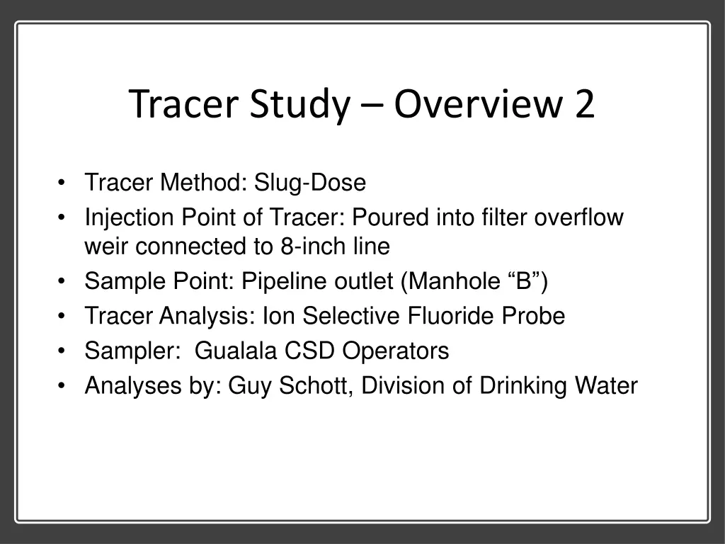 tracer study overview 2