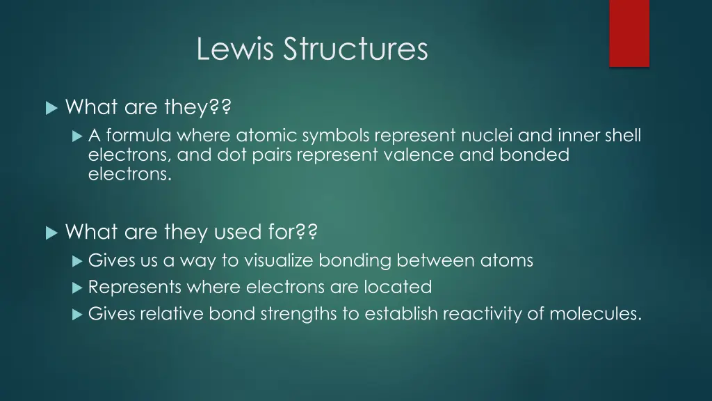 lewis structures