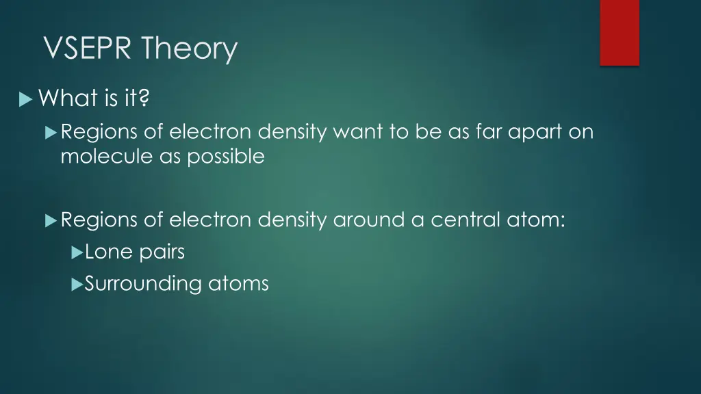 vsepr theory