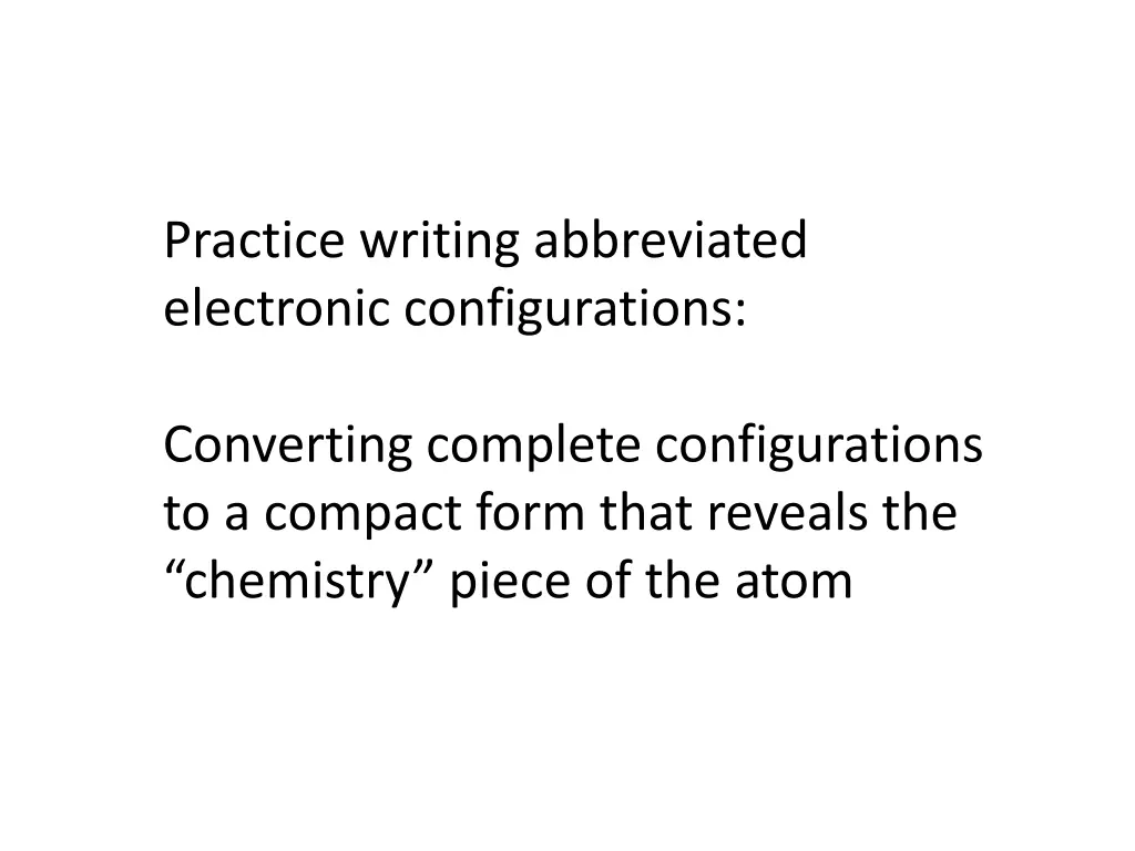 practice writing abbreviated electronic