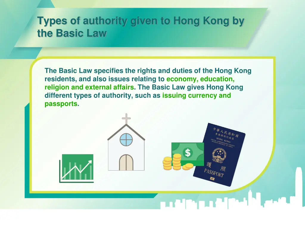 types of authority given to hong kong