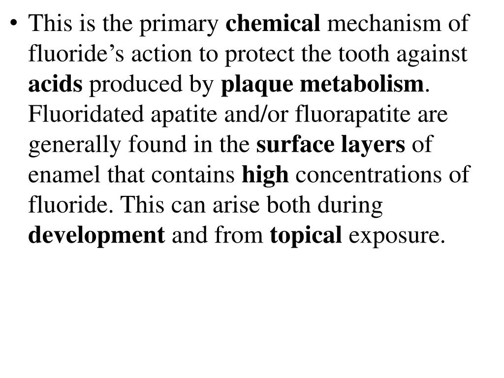 this is the primary chemical mechanism