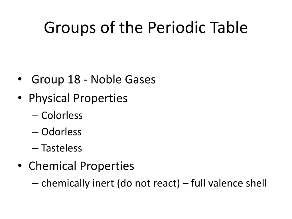 groups of the periodic table 5