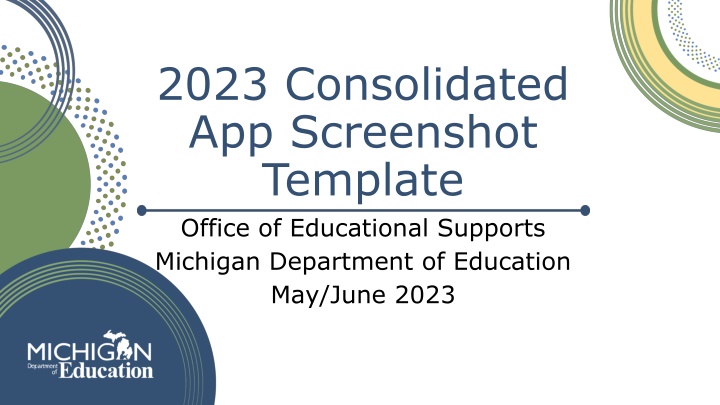 2023 consolidated app screenshot template office