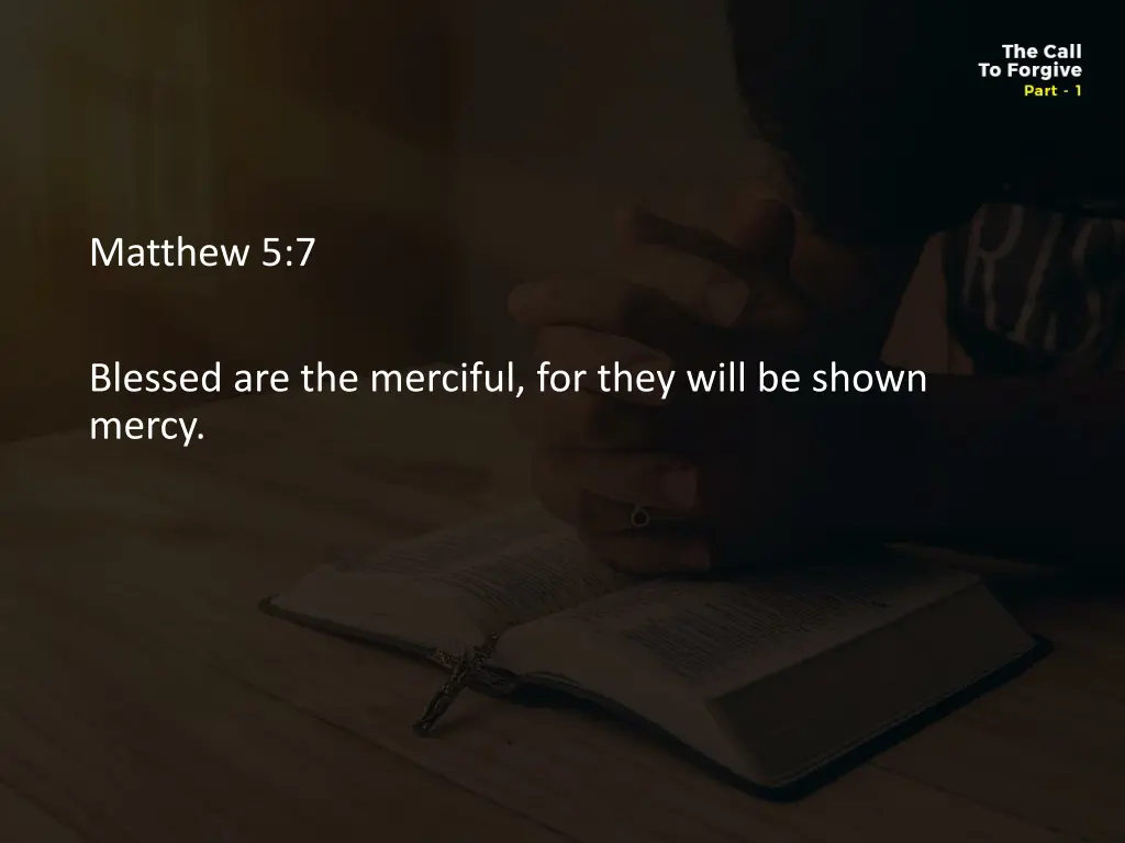 matthew 5 7