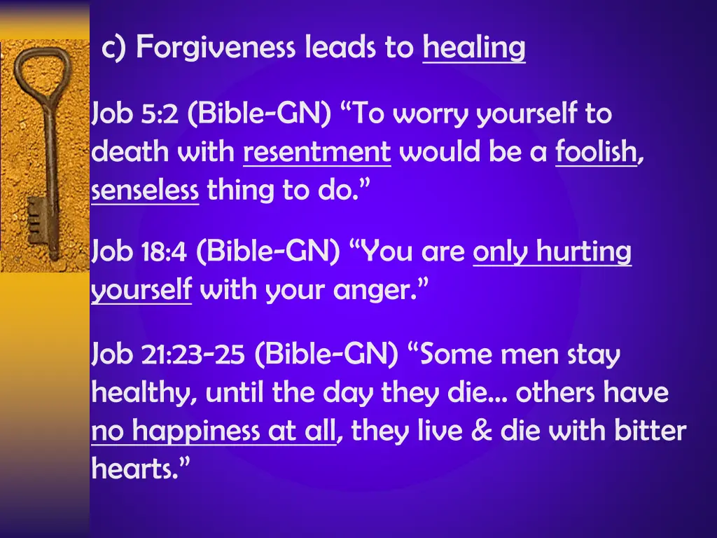 c forgiveness leads to healing