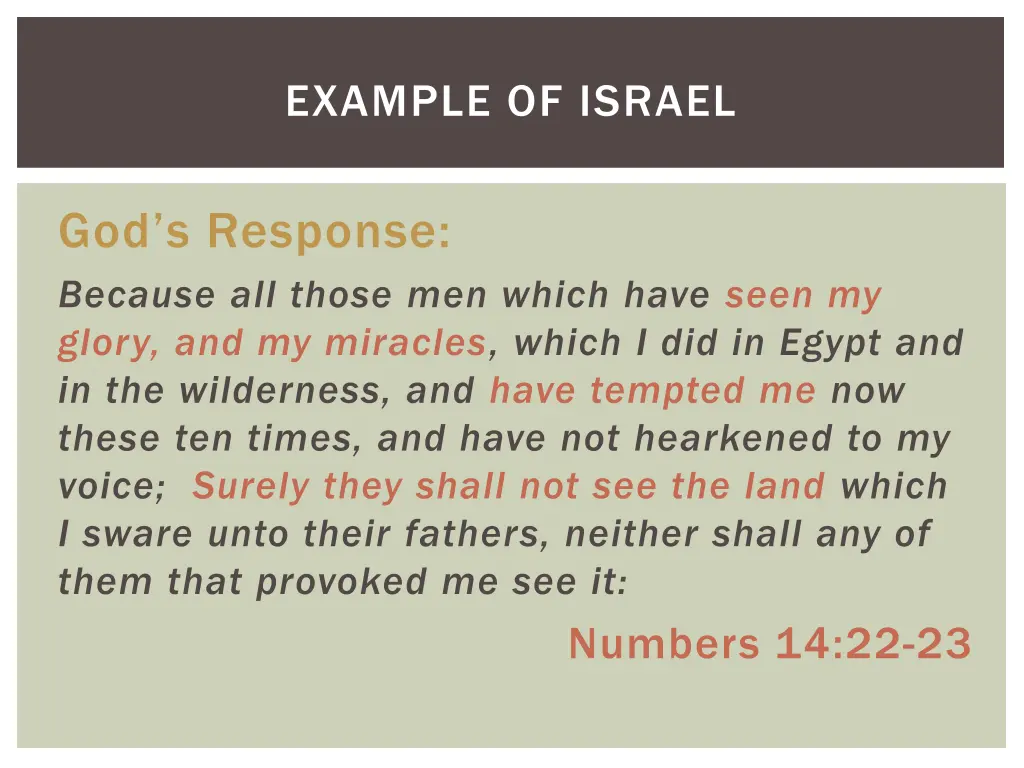 example of israel 1