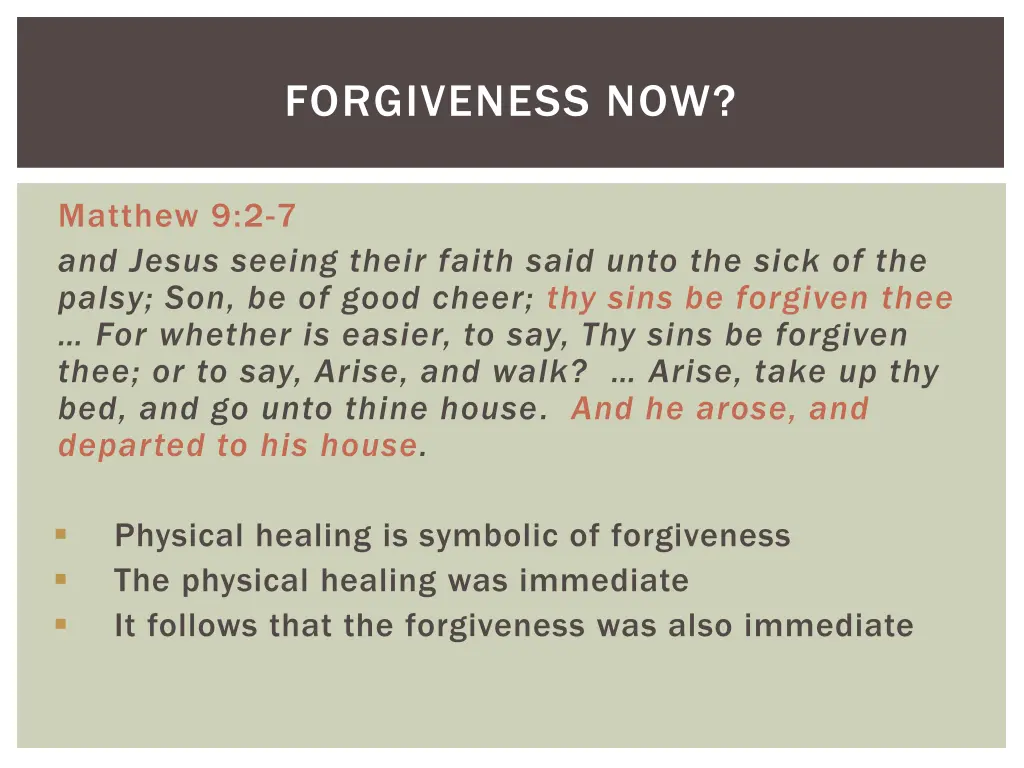 forgiveness now 1