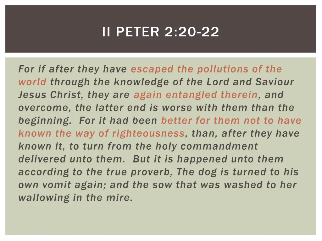 ii peter 2 20 22