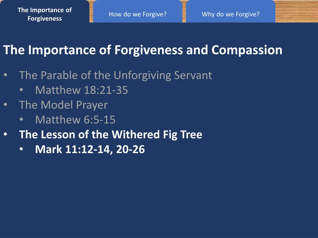 the importance of forgiveness 2